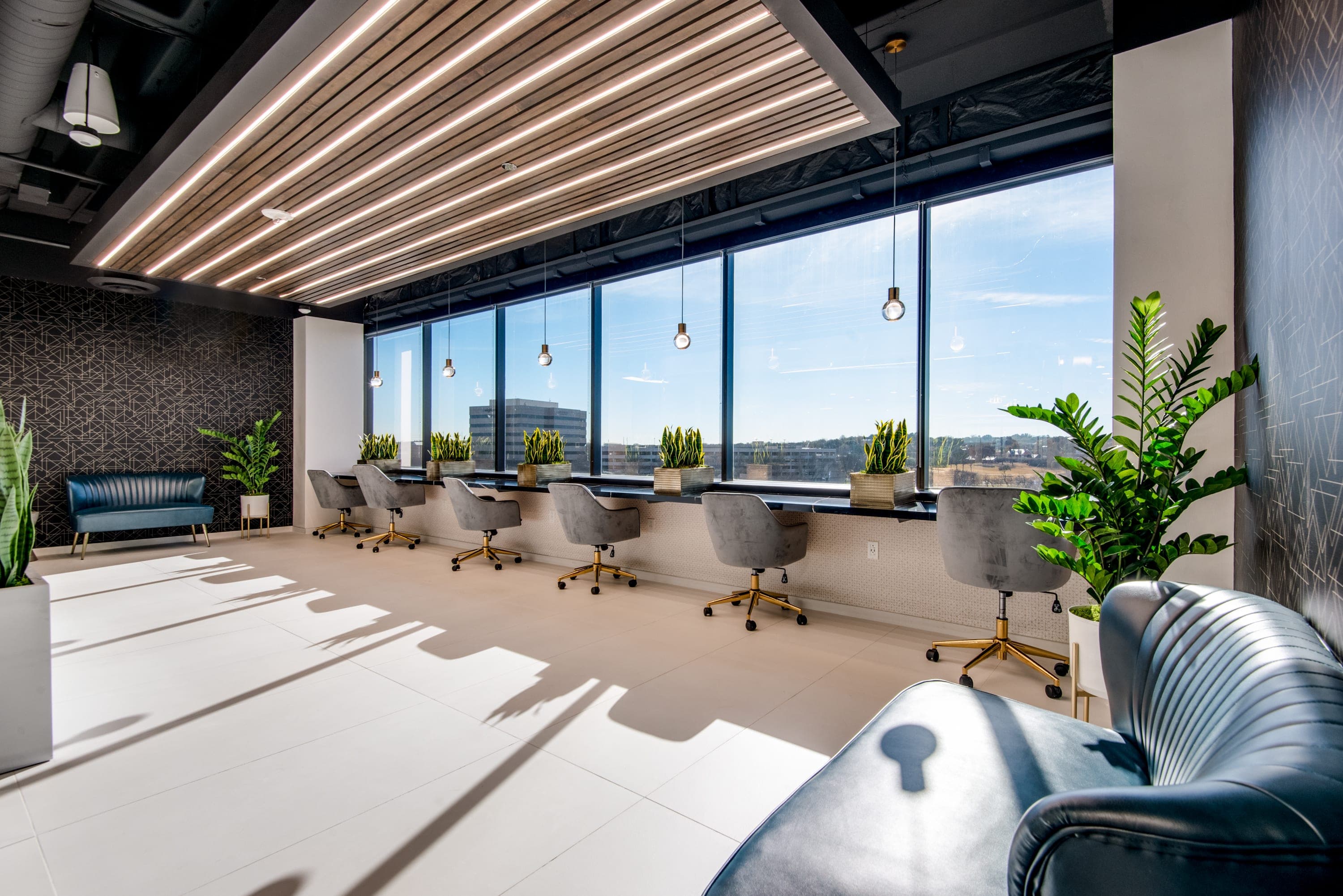 Hot Desk area in Las Colinas, TX