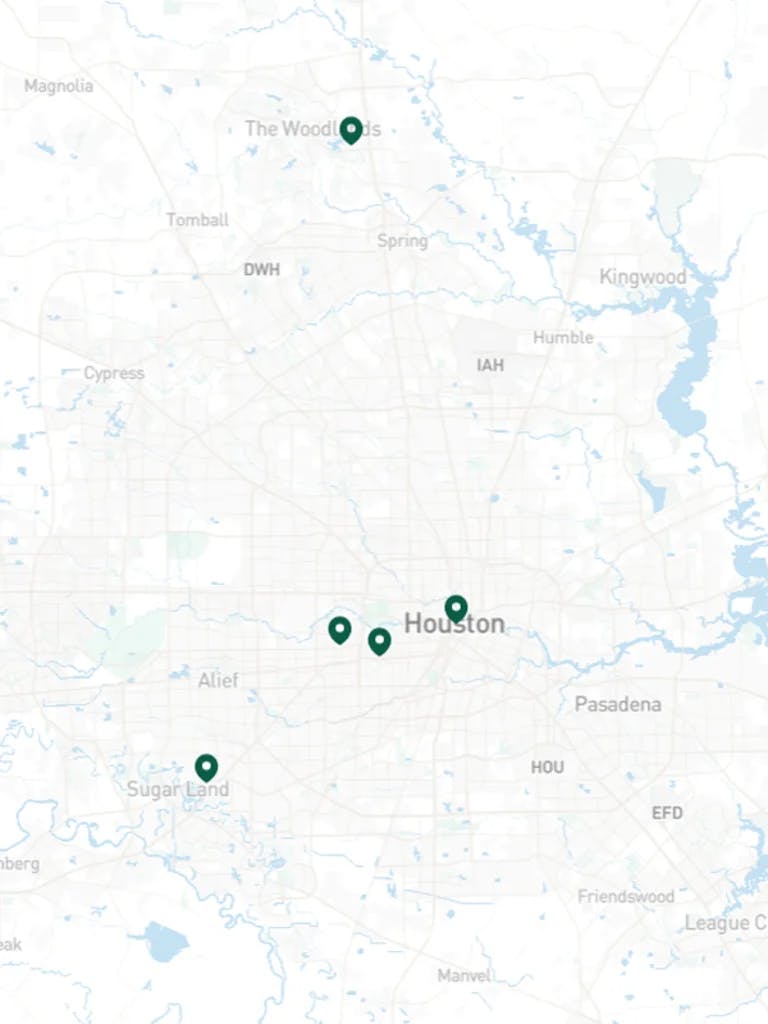 Map photo of Houston