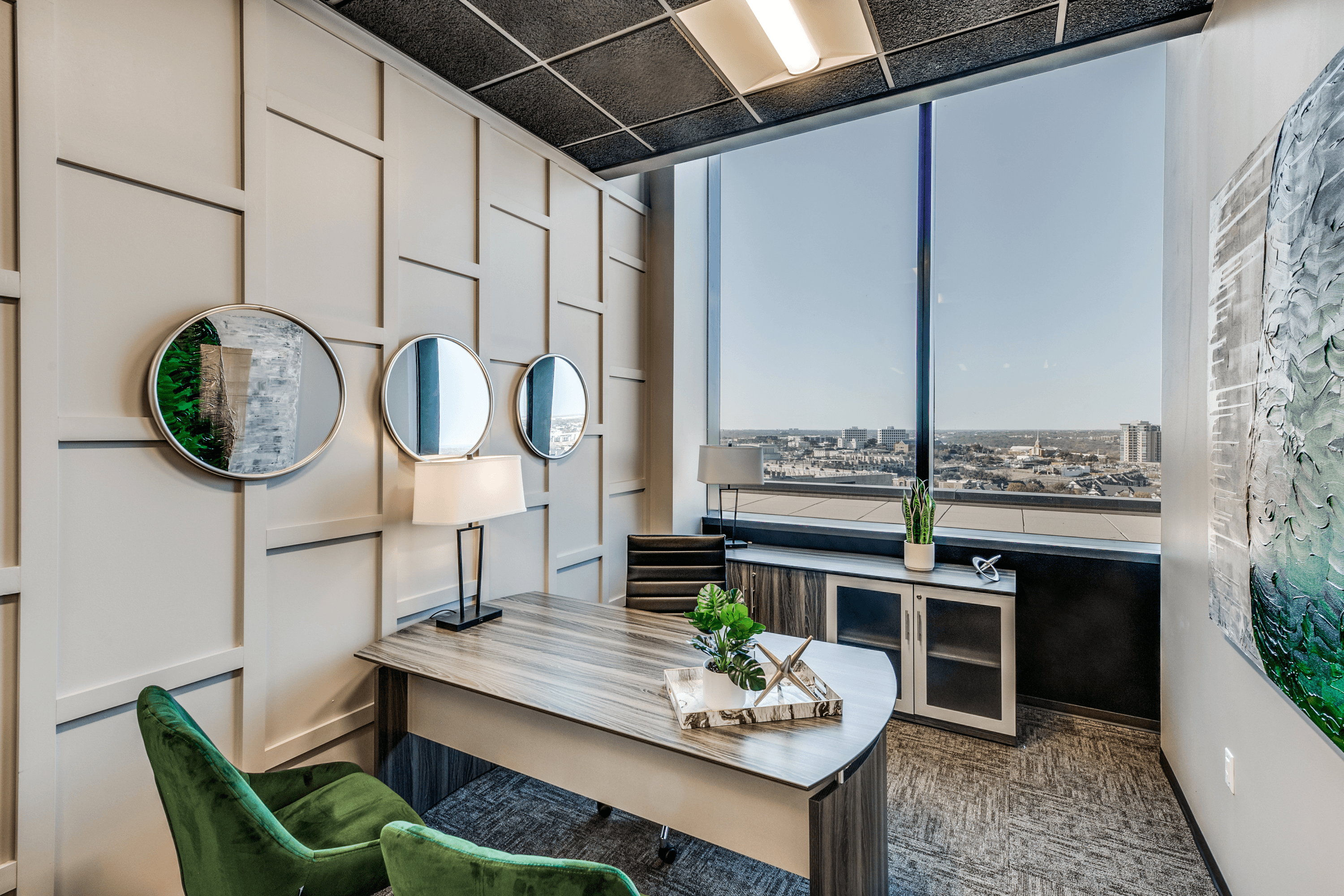 3-Seat Window Office, Designer & Decor Furniture, Fort Worth / Downtown