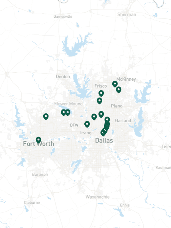 Map photo of Dallas / Fort Worth