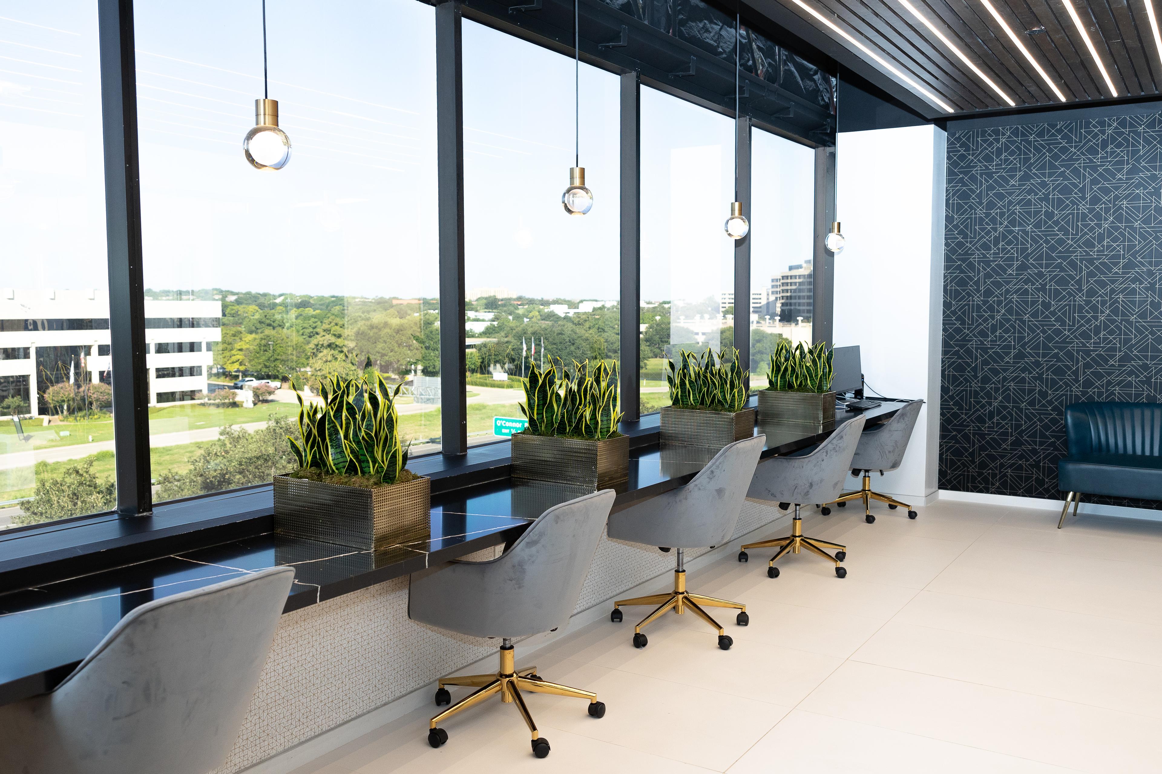 Hot Desk area at Las Colinas