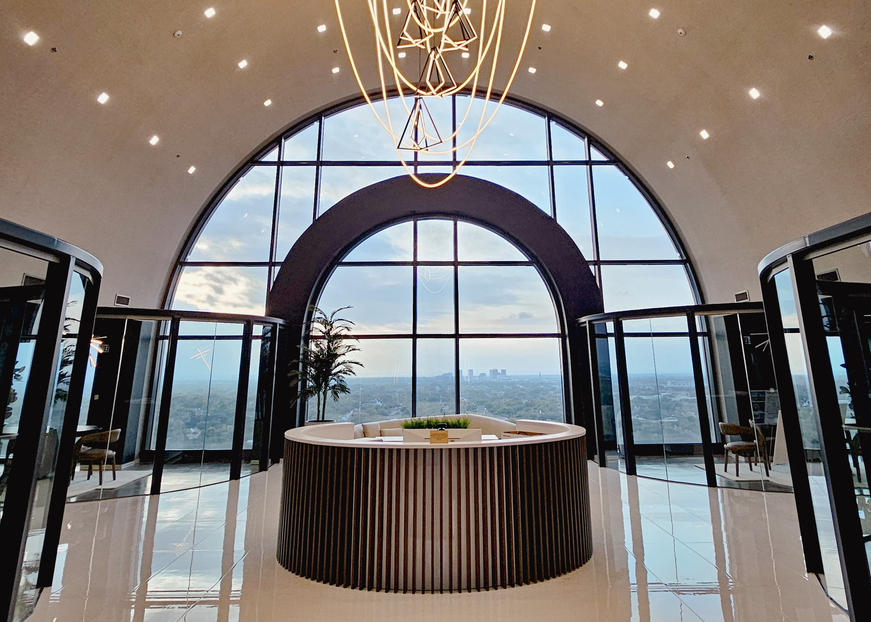 Reception Desk at Lucid Private Offices in Northpark / Central Expressway