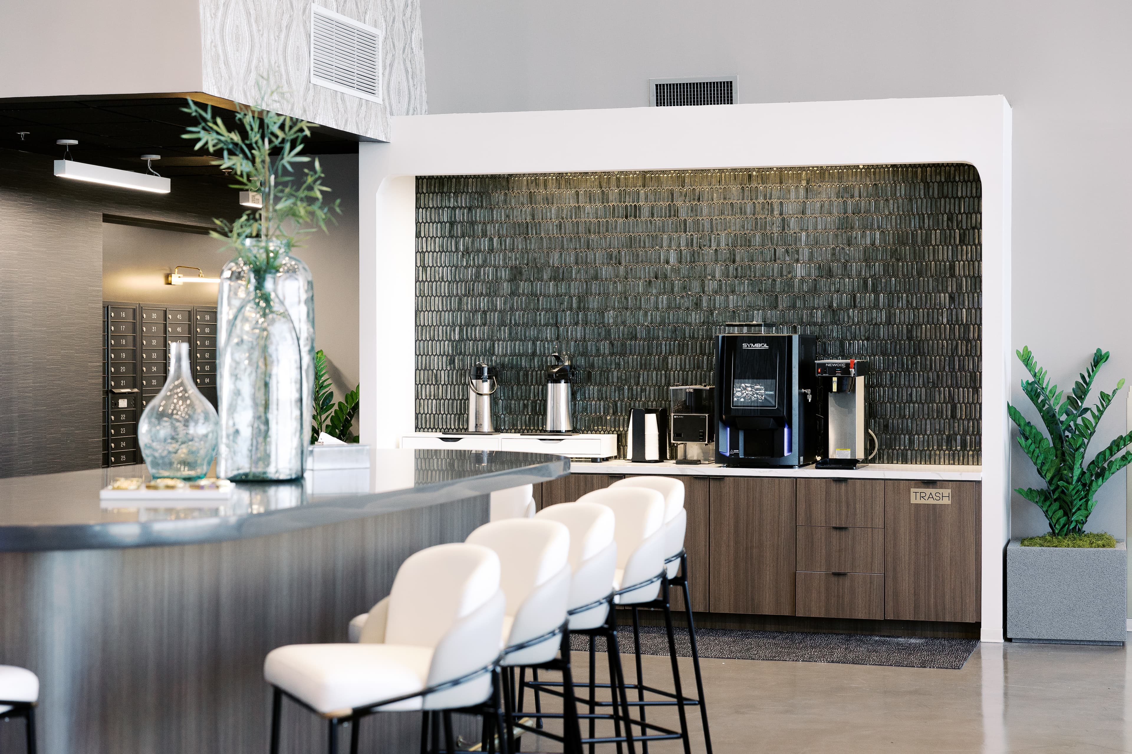 Coffee Area at Lucid Private Offices - Northpark / Central Expressway