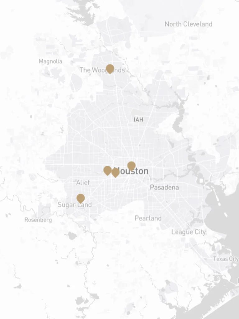 Map photo of Houston
